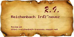 Reichenbach Iréneusz névjegykártya